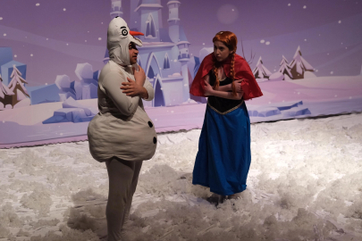 Bursa Yıldırım'da çocukların tiyatro keyfi