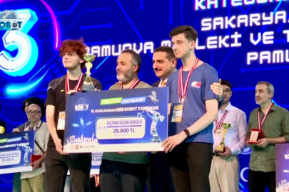Sakarya’ya robotik alanda Türkiye derecesi