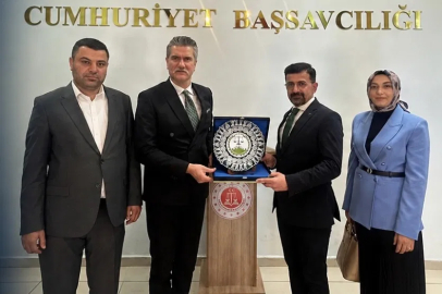 Ağrı Barosu’ndan Başsavcı Adem Çalış’a veda ziyareti