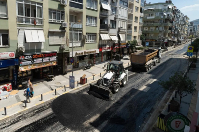 İzmir'de Balçova Ata Caddesi tamamen yenileniyor