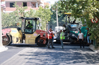 Kocaeli Gebze’de asfalt çalışmaları sürüyor
