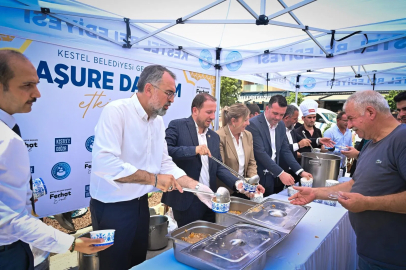 Bursa Büyükşehir’den Kestel’de aşure ikramı
