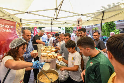 Bursa Osmangazi’de aşure geleneği yaşatılıyor