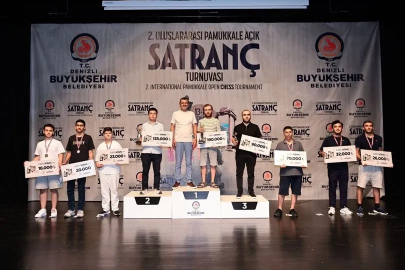 Pamukkale Açık Satranç Turnuvası şampiyonlarını buldu