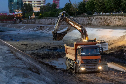 İZSU’dan Manda Çayı’nda temizlik seferberliği