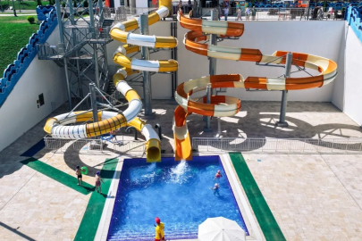 Kocaeli’de Değirmendere Aquapark çocukların yaz keyfi