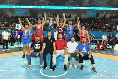Minikler güreş Türkiye Şampiyonası’na Bursa Büyükşehir damgası