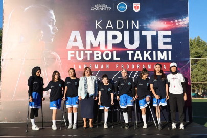 Türkiye'nin ilk kadın Ampute takımı gazi şehirde