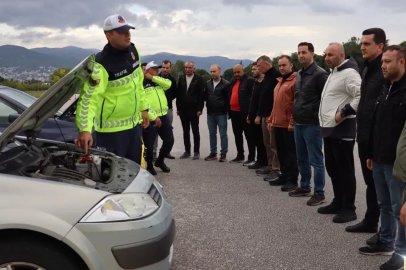Bursa Jandarma Trafik'ten şoförlere güvenli sürüş eğitimi
