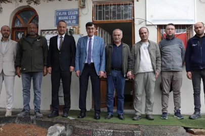 Kütahya'da Başkan Kahveci'den Evliya Çelebi Mahallesi’ne ziyaret
