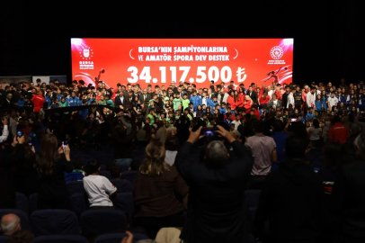 Bursa'nın şampiyonlarına ve amatör spora 'Büyük' destek
